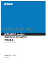 K903-II OPERATOR'S MANUAL