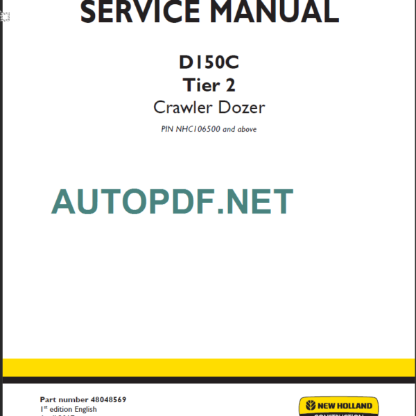 D150C TIER2 SERVICE MANUAL