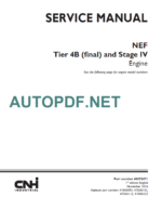 CNH NEF TIER 4B SERVICE MANUAL