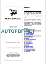 3CX COMPACT SERVICE MANUAL