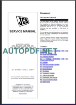 225T-250-250T-260-260T SERVICE MANUAL