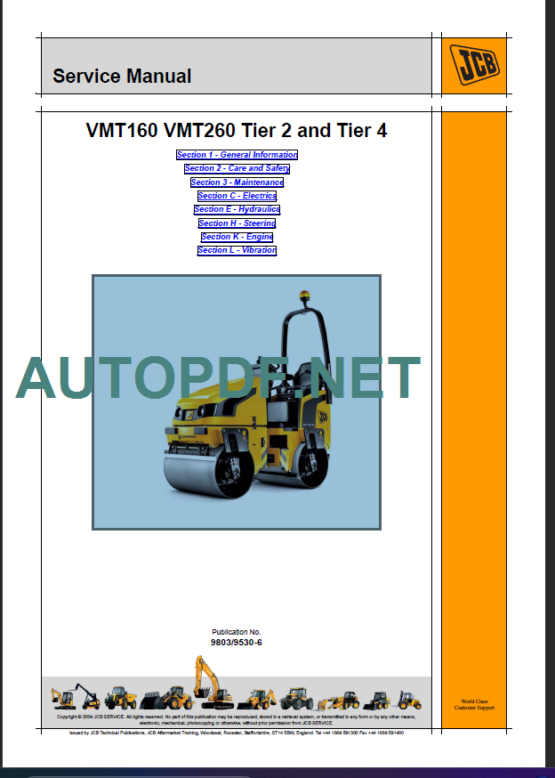 VMT 160-VMT260 TIER2-4 SERVICE MANUAL
