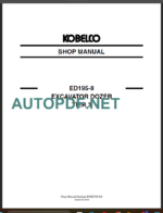 ED195-8 Tier 3 SHOP MANUAL