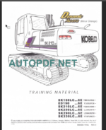 SK160LC-6E ED190-6E SK210LC-6E Training Material