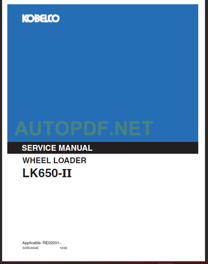 LK650-II Service Manual