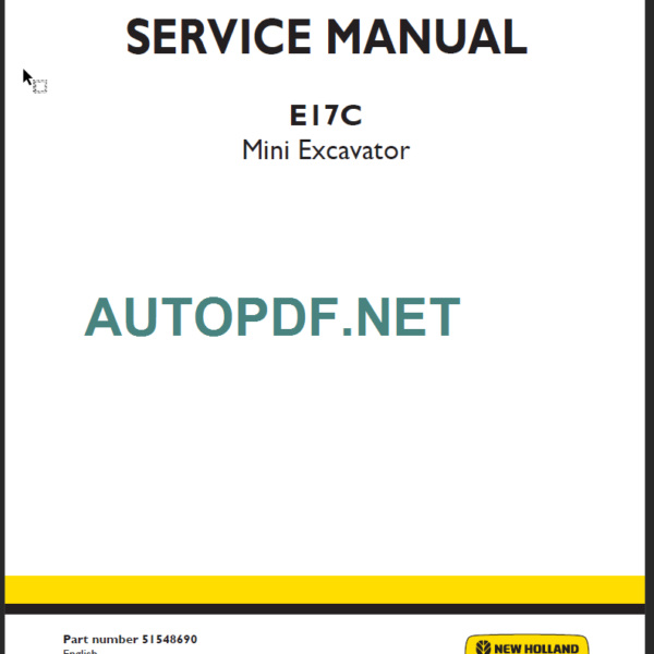 E17C SERVICE MANUAL 2018