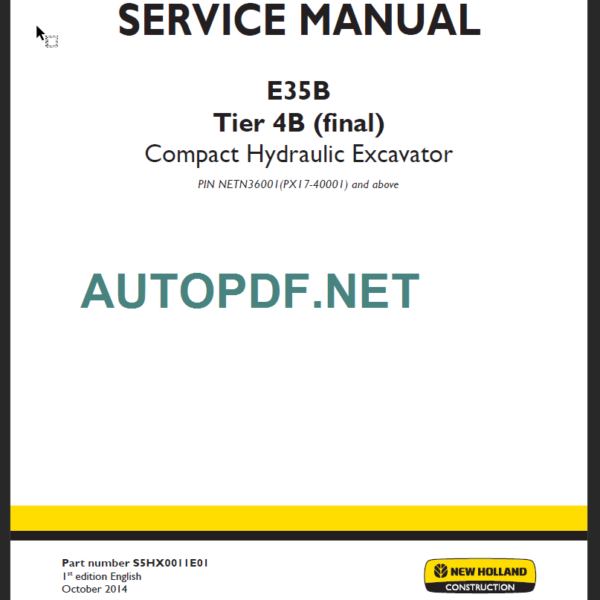 E35B SERVICE MANUAL