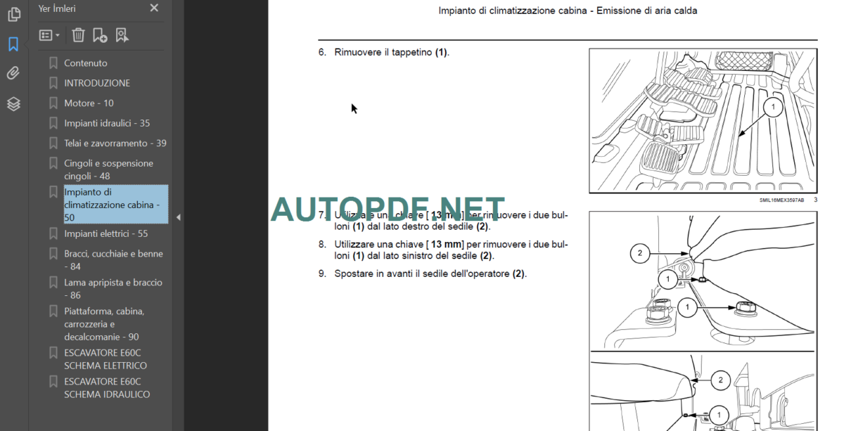 E60C MANUALE D’OFFICINA