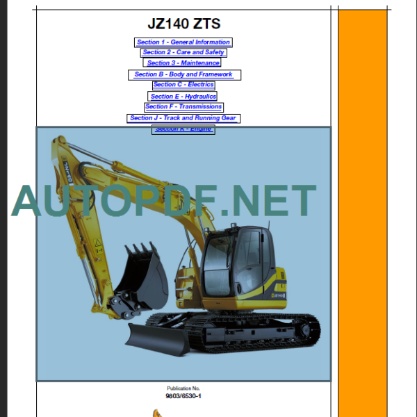 JZ140 ZTS SERVICE MANUAL