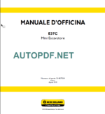 E37C MANUALE D’OFFICINA