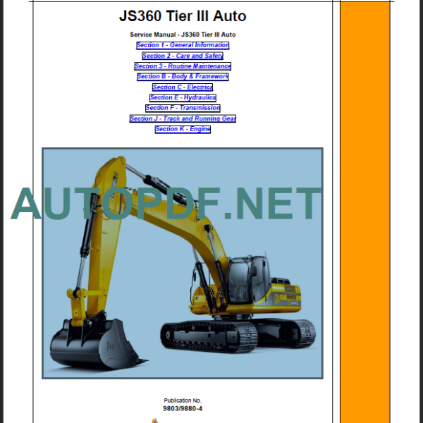 JS360 TIER3 SERVICE MANUAL