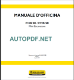 E26B SR-E29B SR MANUALE D’OFFICINA