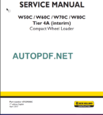 W50C-W60C-W70C-W80C TIER4A SERVICE MANUAL