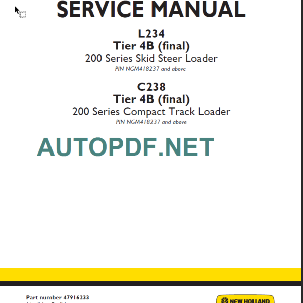 L234-C238 SERVICE MANUAL