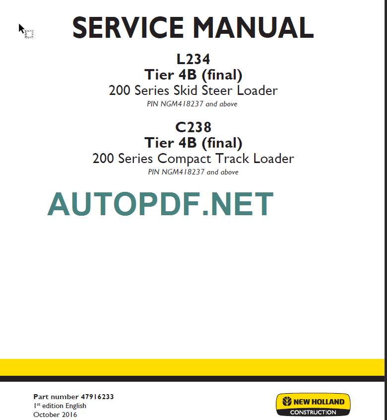 L234-C238 SERVICE MANUAL