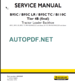 B95C-B95CTC-B95 CLR-B110C TIER4B SERVICE MANUAL