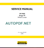 W190D SERIVCE MANUAL