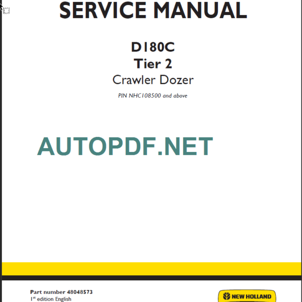 D180C TIER2 SERVICE MANUAL