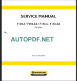 F106.6-F106.6A-F156.6-F156.6A SERVICE MANUAL