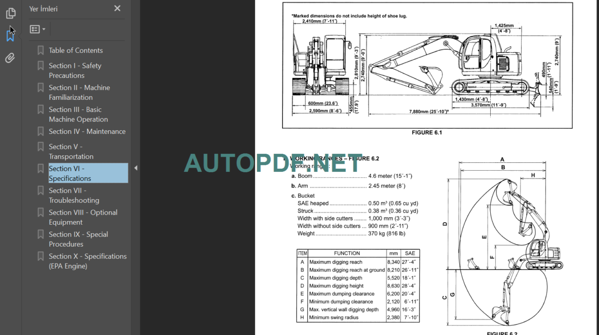 SK115SRDZ-1E OPERATOR'S MANUAL