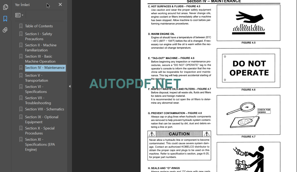 SK200SRLC OPERATOR'S MANUAL