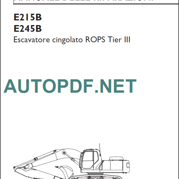 E215B-E245B MANUALE DELLE RIPARAZIONI