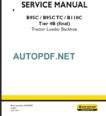 B95C-B95CTC-B95 CLR-B110C TIER4B SERVICE MANUAL 2015