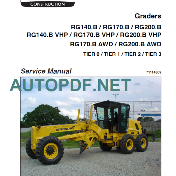 RG 140B-RG170B-RG200B TIER 0-1-2-3 SERVICE MANUAL