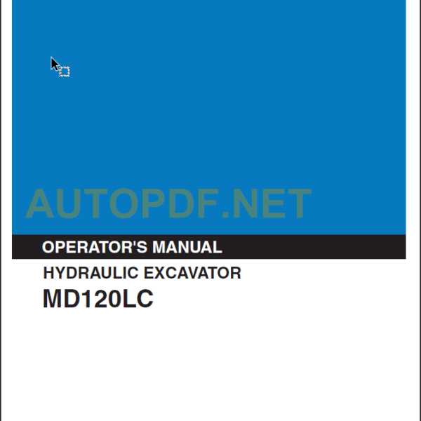 MD120LC OPERATOR'S MANUAL