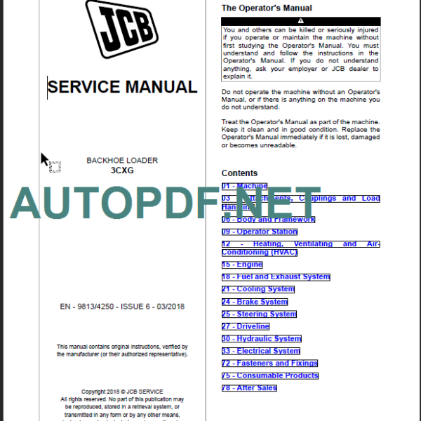 3CXG SERVICE MANUAL