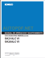 SK210LC VI MANUAL DE OPERACION Y MANTENIMIENTO