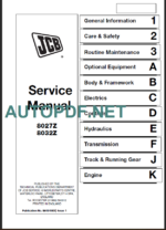 JS115-JS130-JS145-JS160-JS180-JS190 SERVICE MANUAL