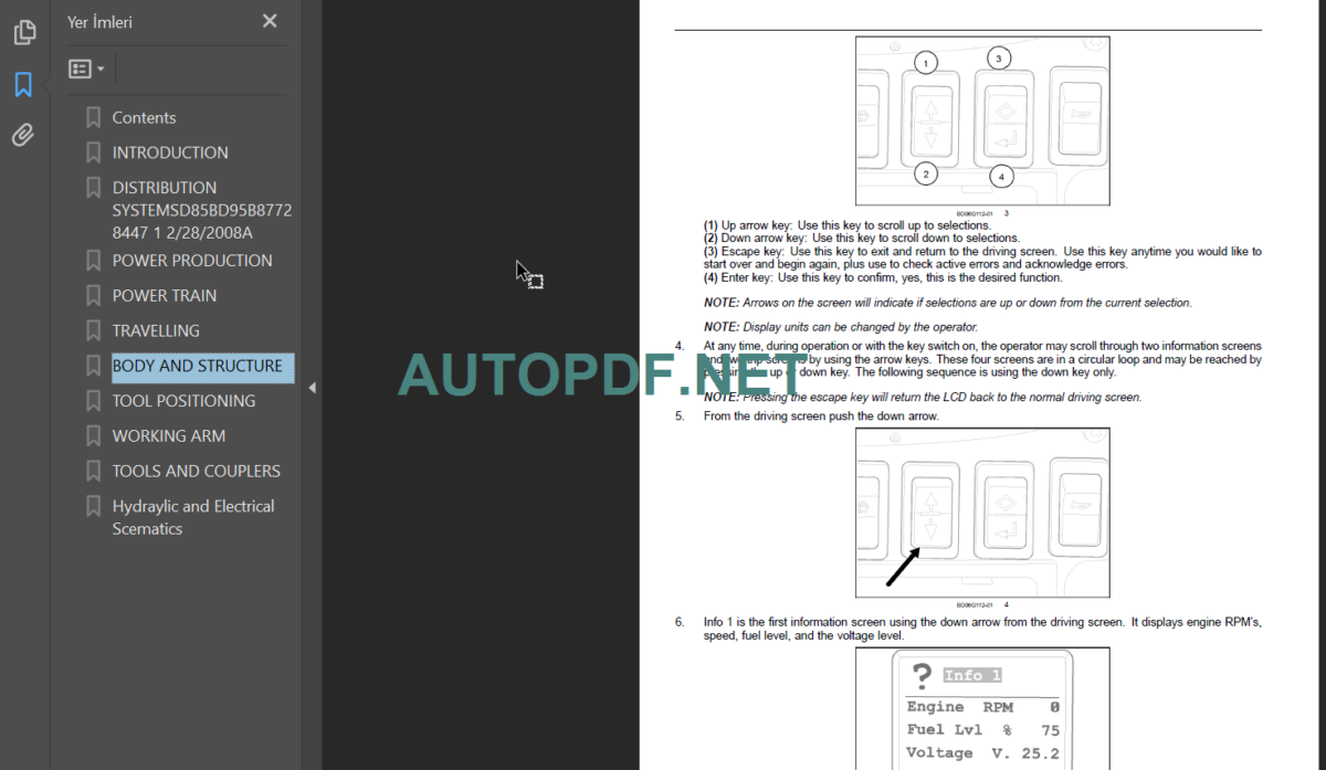 D85B-D95B TIER3 REPAIR MANUAL