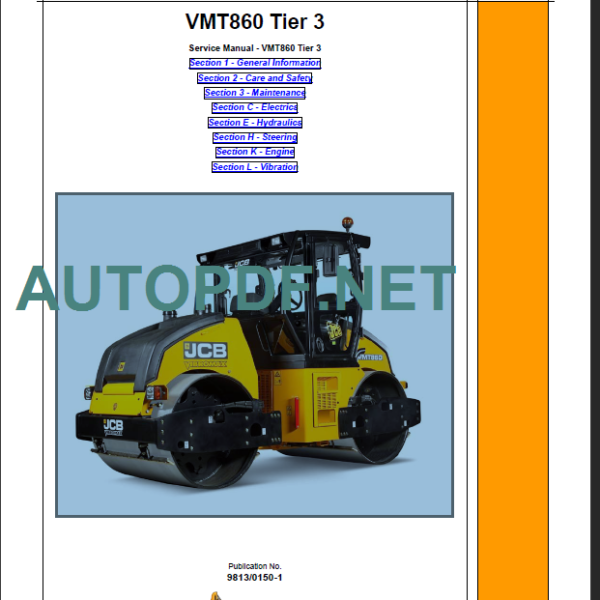 VMT 860 TIER3 SERVICE MANUAL