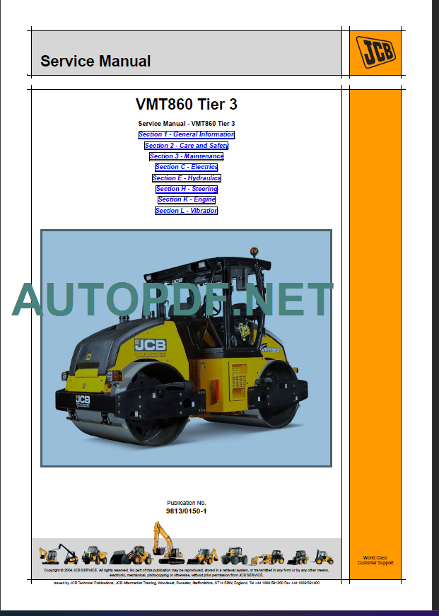 VMT 860 TIER3 SERVICE MANUAL