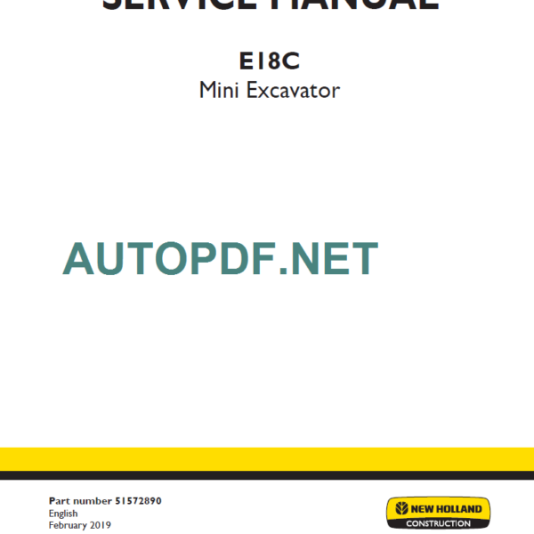 E18C SERVICE MANUAL