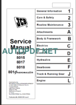 8013-8015-8017-8018 SERVICE MANUAL