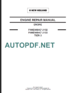 F4H39484C J102-J103 TIER3 REPAIR MANUAL