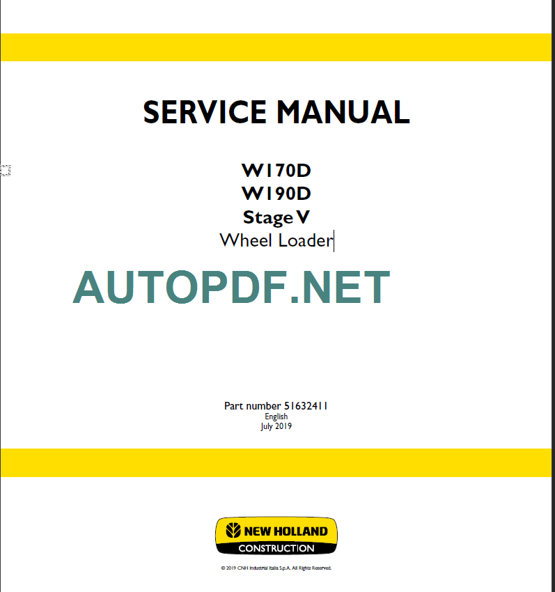 W170D-W190D SERIVCE MANUAL