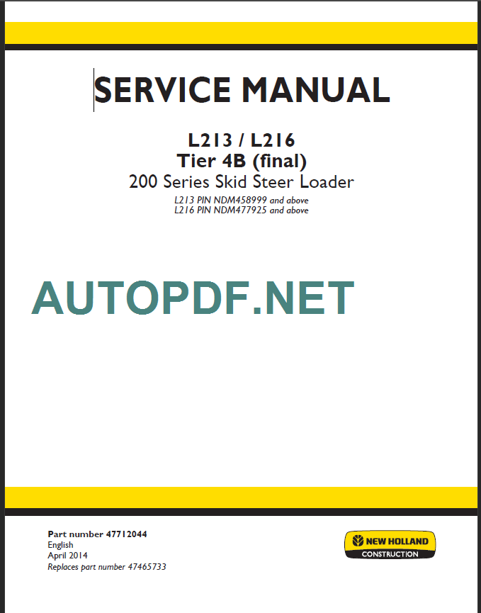 L213-L216 SERVICE MANUAL