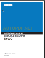 K903C OPERATORS MANUAL