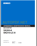 SK200-8-SK210LC-8 OPERATION MAINTENANCE MANUAL