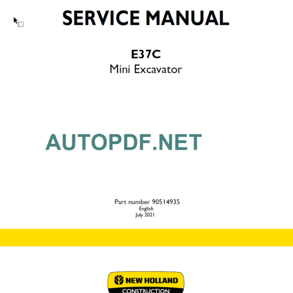 E37C SERVICE MANUAL