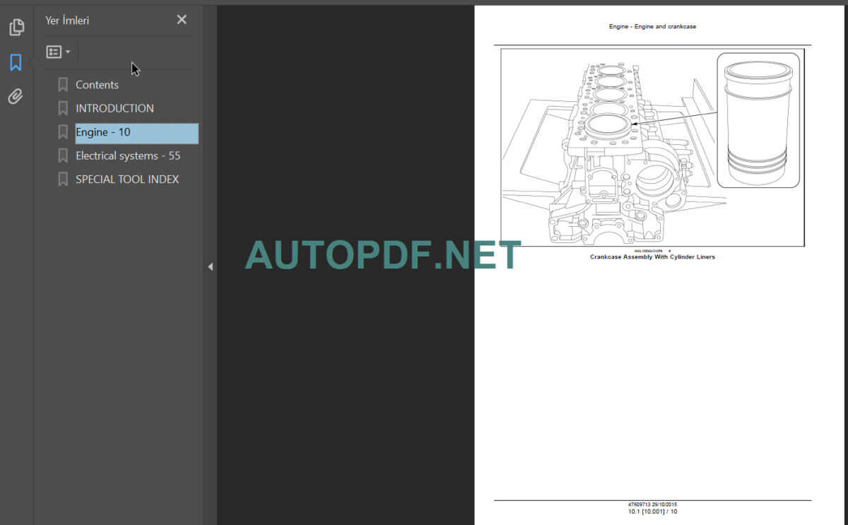 CNH CURSOR 16 SST SERVICE MANUAL