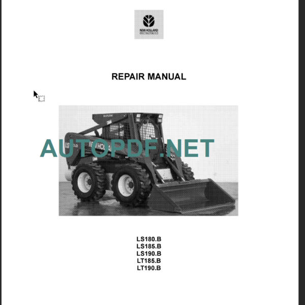 LS180B-LS185B-LS190B REPAIR MANUAL