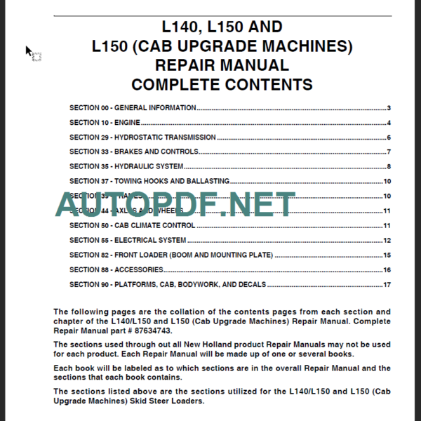 L140-L150 REPAIR MANUAL