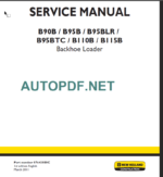 B90B-B95B-B95BLR-B95BTC-B110B-B115B SERVICE MANUAL 2011