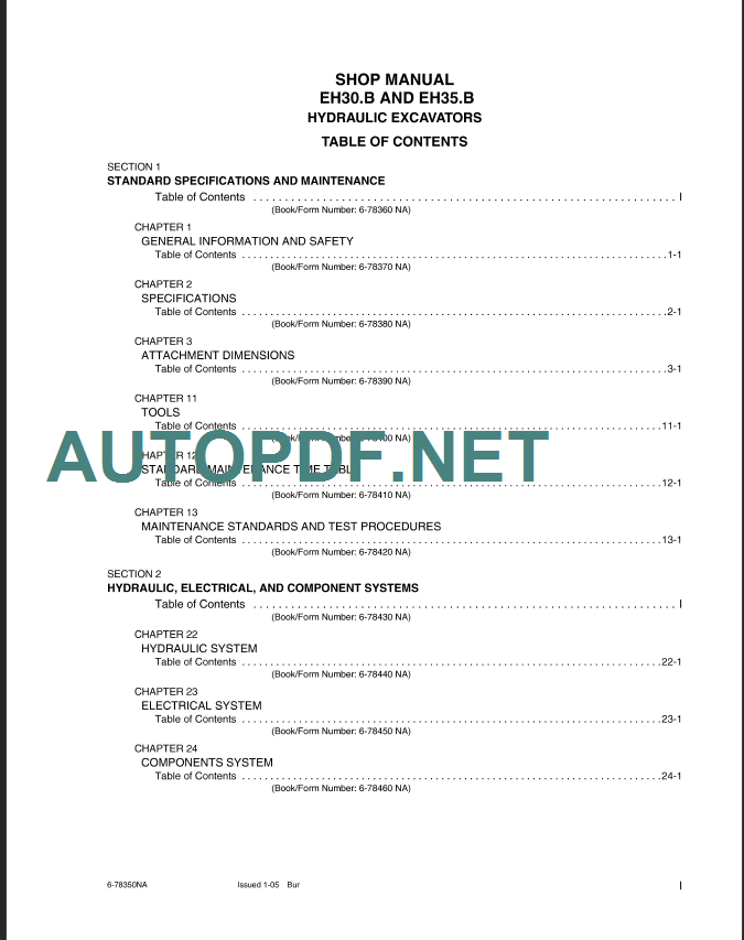 EH30B-EH35B SERVICE MANUAL