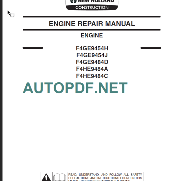 F4GE9464 H-J- F4GE9484 D-A-C REPAIR MANUAL