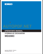 MD200C OPERATORS MANUAL